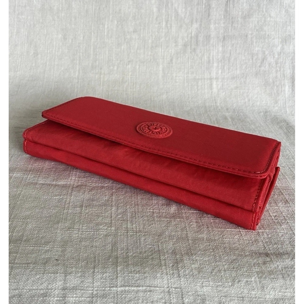 Kipling Money Land Snap Wallet, RFID Red Rouge - NWOT - Picture 9 of 9